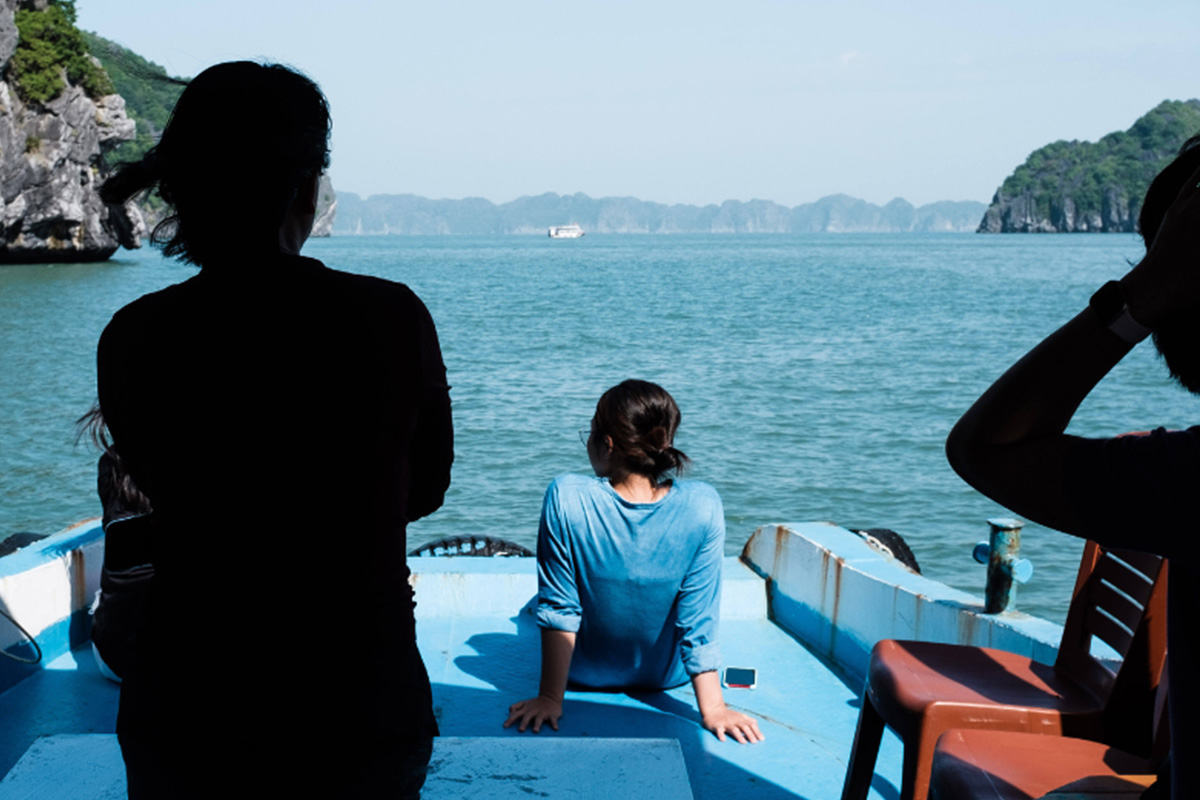 Cruising through Cat Ba, Vietnam