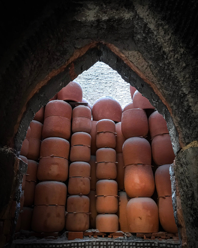 Ancient brick kilns in Mang Thit