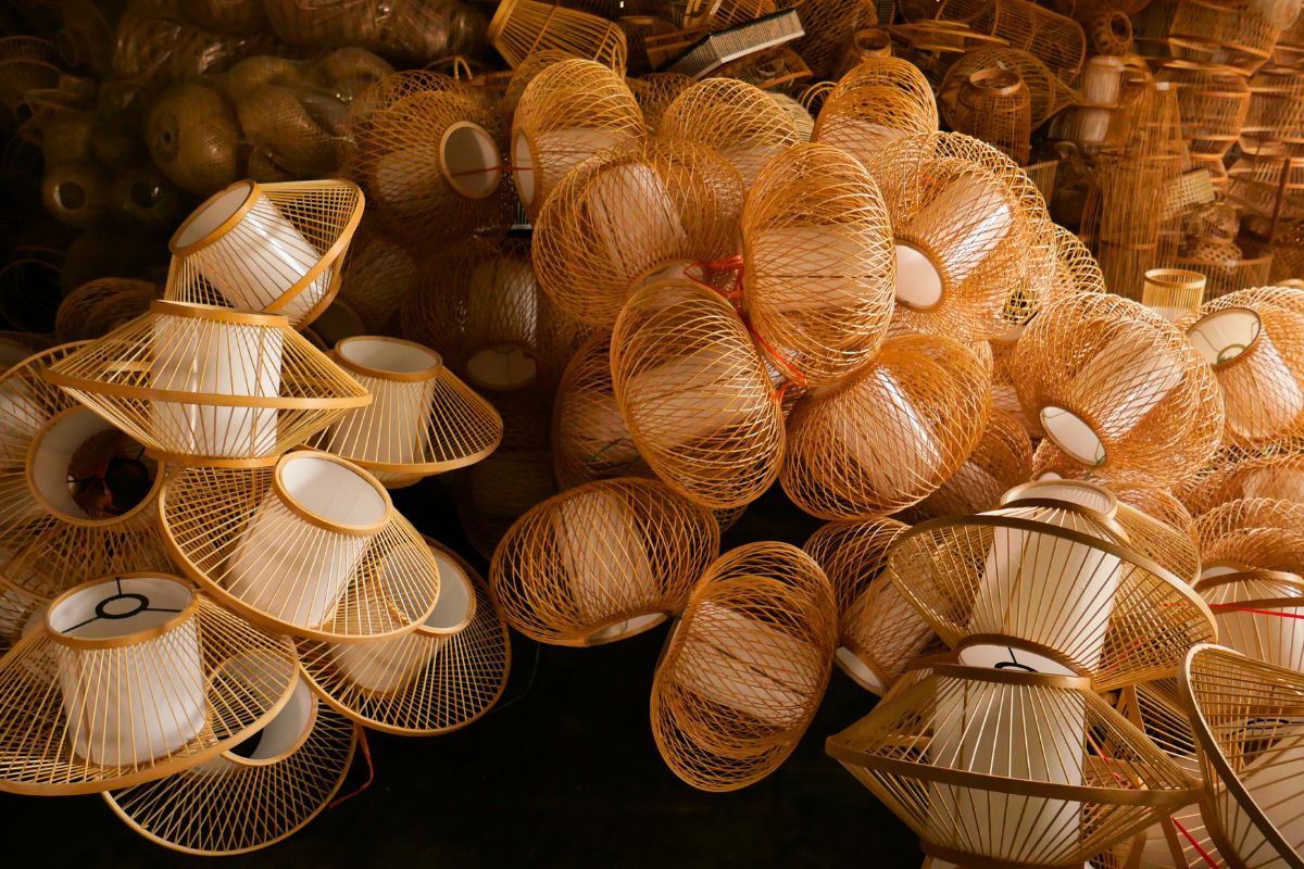 Crafted Lanterns by a family in Vietnam