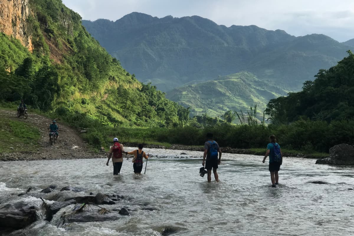 Trekking trail in Mu Cang Chai