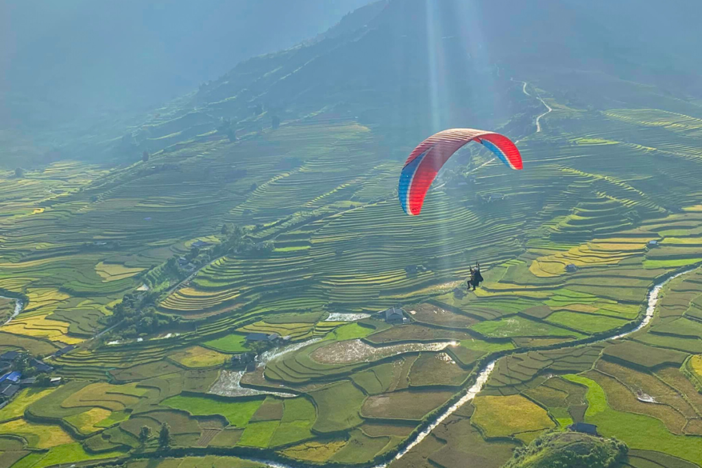 Paragliding in Mu Cang Chai