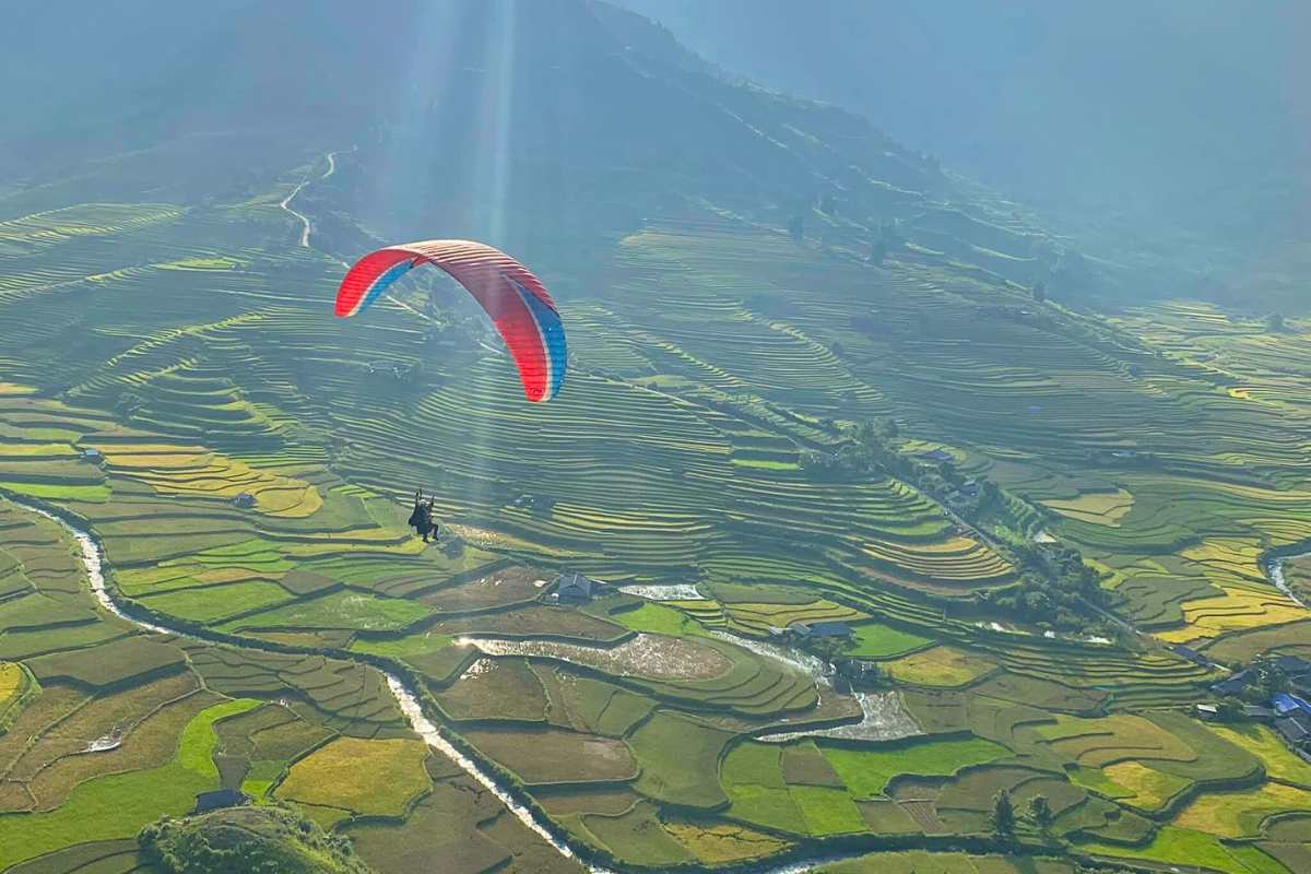 Paragliding in Mu Cang Chai