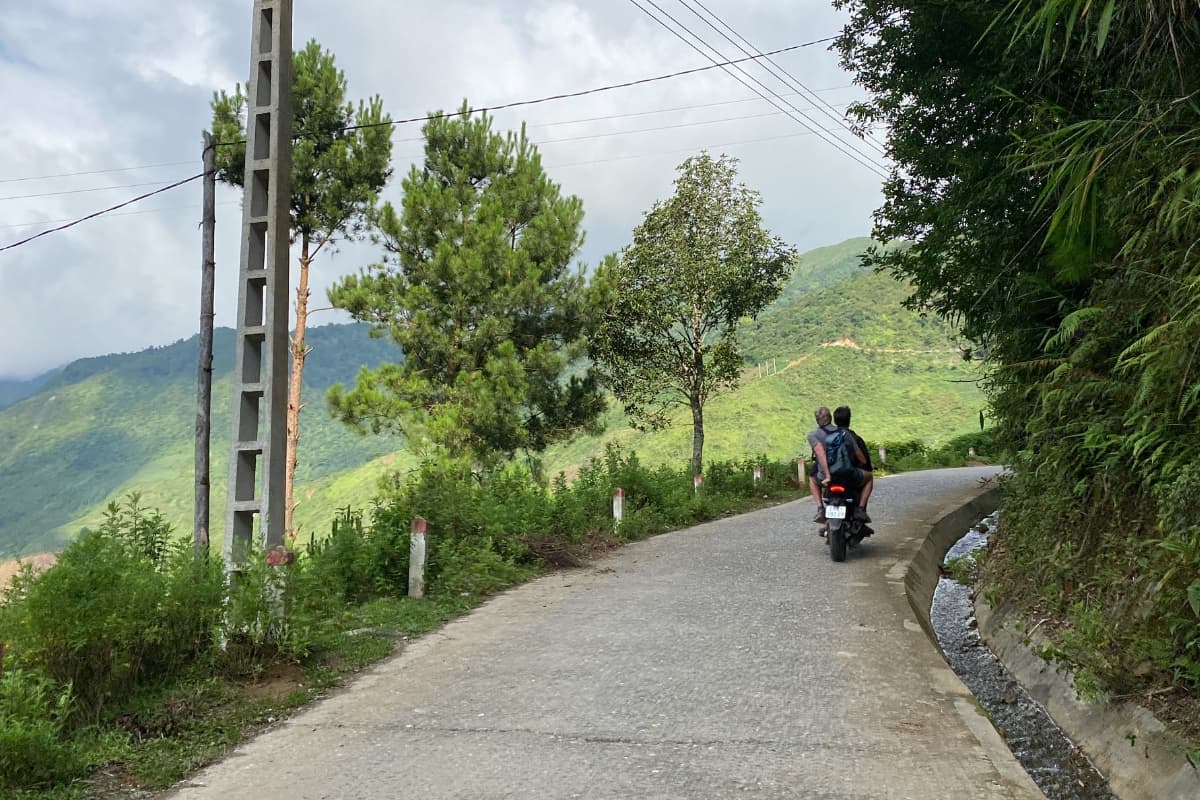 Motorbike tour in Mu Cang Chai