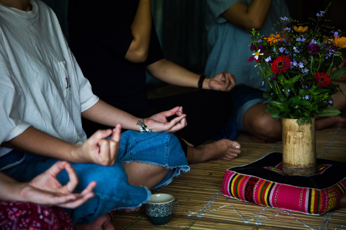 Begin the 2nd day with a yoga class