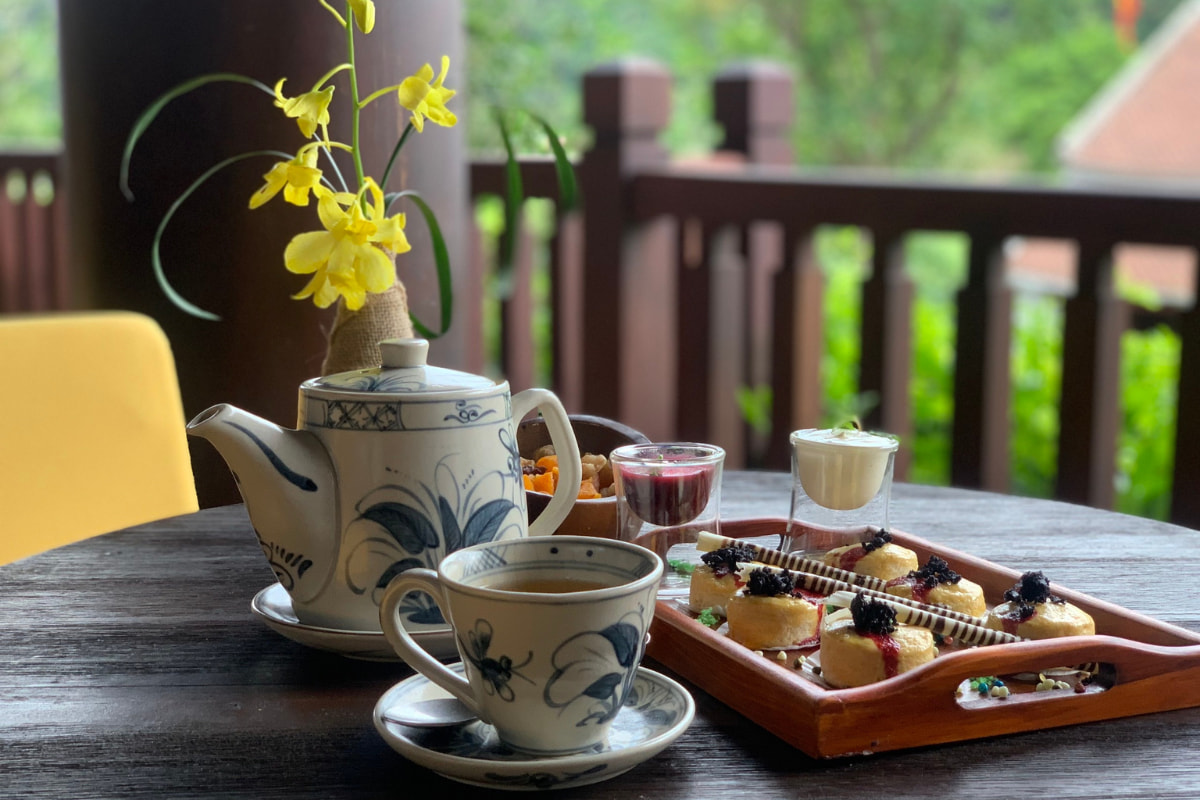 Herbal tea in Yen Tu Village