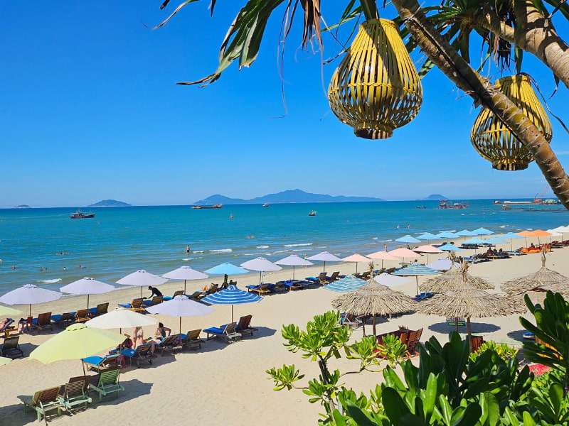 Enjoy vibrant beach in Hoi An